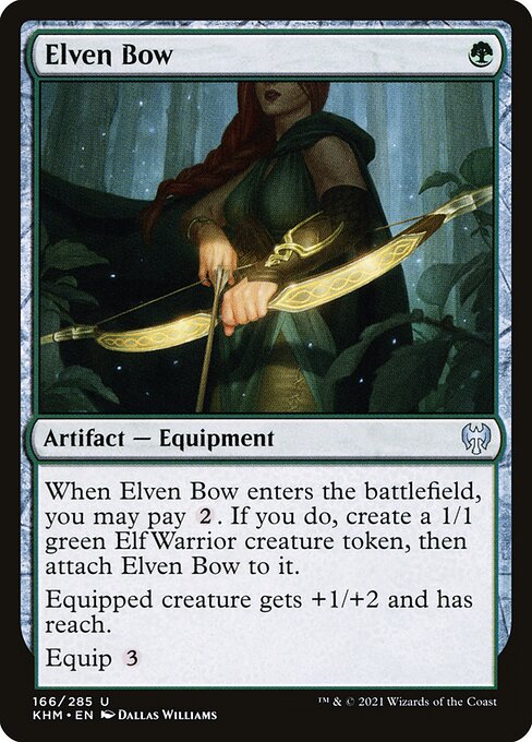 Elven Bow – Kaldheim (KHM-166) Magic: The Gathering card