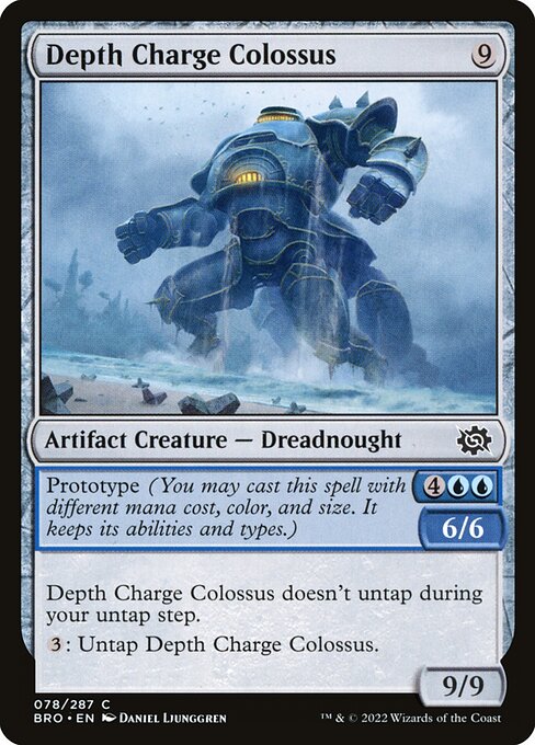 Depth Charge Colossus – The Brothers' War (BRO-78) Magic: The Gathering card | LC-REM-20260804-15150934425932-34e09173-a92d-4cc3-9d02-bf18ab0850ec