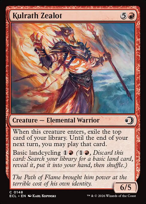 Kulrath Zealot – Lorwyn Eclipsed (ECL-148) Magic: The Gathering card