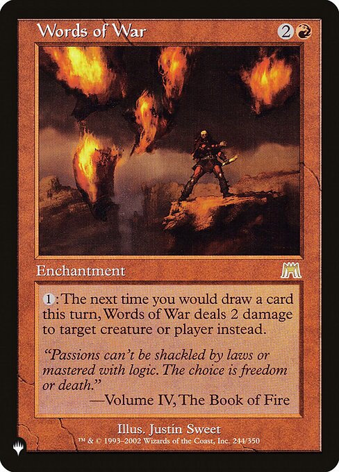 Words of War – The List (PLST-ONS-244) Magic: The Gathering card | LC-REM-20260804-15151341207884-351063a2-0e62-45db-9ed7-04d313ddb5bf