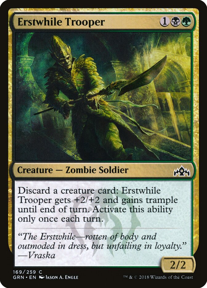 Erstwhile Trooper - Guilds of Ravnica (Common) [GRN-169]