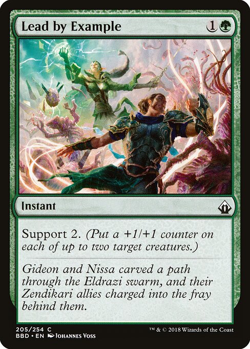 Lead by Example – Battlebond (BBD-205) Magic: The Gathering card