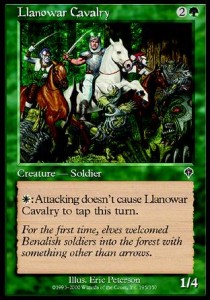 Llanowar Cavalry - Invasion (Common) [INV-195] Hauptbild