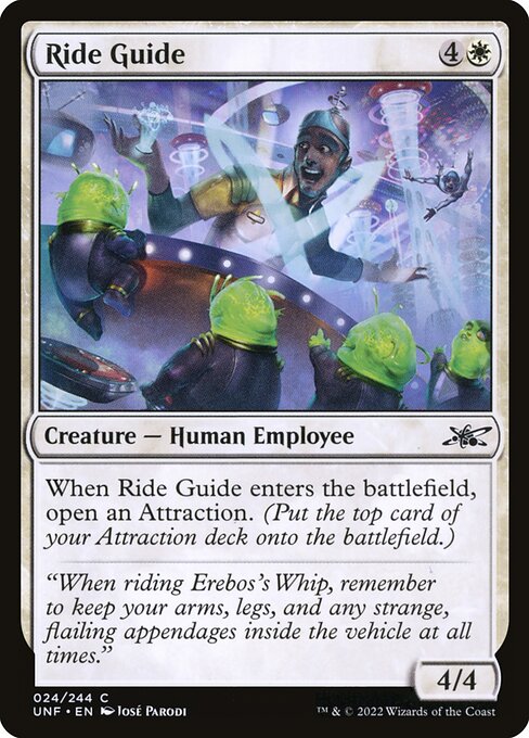Ride Guide – Unfinity (UNF-24) Magic: The Gathering card