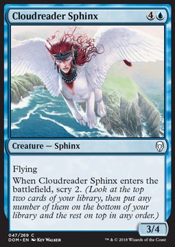 Cloudreader Sphinx - Dominaria (Common) [DOM-47] Hover Image