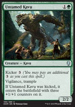 Untamed Kavu - Dominaria (Uncommon) [DOM-186] Immagine principale del prodotto