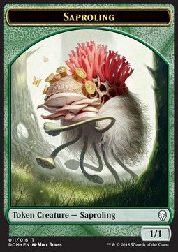 Saproling Token (Green 1/1) (V.1) - Dominaria (Token) [DOM-T11] Immagine principale del prodotto
