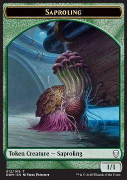 Saproling Token (Green 1/1) (V.2) - Dominaria (Token) [DOM-T12] Immagine principale del prodotto