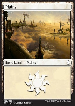 Plains (V.3) - Dominaria (Land) [DOM-252] Immagine principale del prodotto