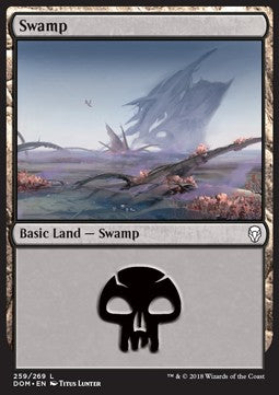 Swamp (V.2) - Dominaria (Land) [DOM-259]