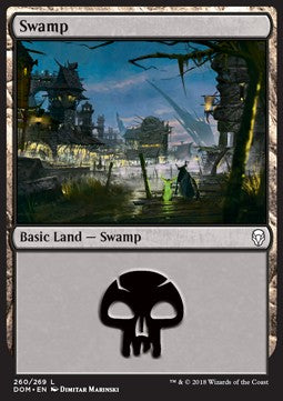 Swamp (V.3) - Dominaria (Land) [DOM-260]