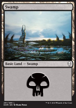 Swamp (V.4) - Dominaria (Land) [DOM-261] Immagine principale del prodotto