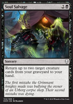 Soul Salvage - Dominaria (Common) [DOM-104] Immagine principale del prodotto
