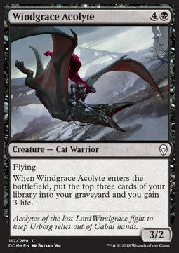 Windgrace Acolyte - Dominaria (Common) [DOM-112] Hover Image