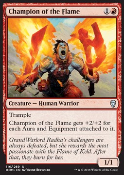 Champion of the Flame - Dominaria (Uncommon) [DOM-116] Immagine principale del prodotto