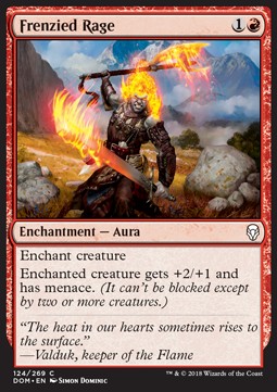 Frenzied Rage - Dominaria (Common) [DOM-124] Immagine principale del prodotto
