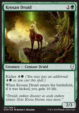 Krosan Druid - Dominaria (Common) [DOM-167] Hover Image