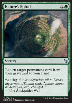 Nature's Spiral - Dominaria (Uncommon) [DOM-175] Immagine principale del prodotto