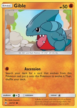 Gible - Forbidden Light (Common) [FLI-60]