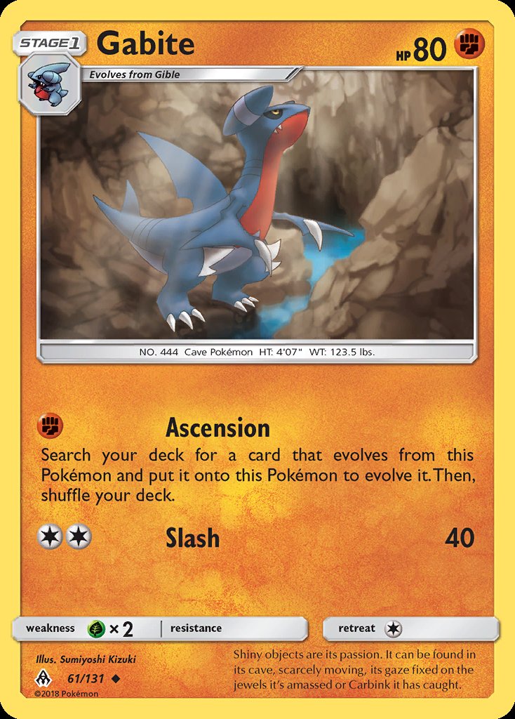 Gabite - Forbidden Light (Uncommon) [FLI-61] Image principale du produit