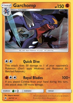 Garchomp - Forbidden Light (Holo Rare) [FLI-62]
