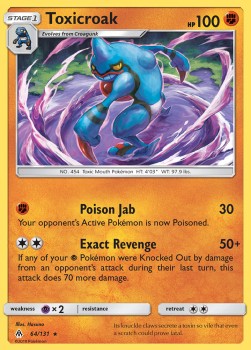 Toxicroak - Forbidden Light (Rare) [FLI-64] Imagen principal del producto