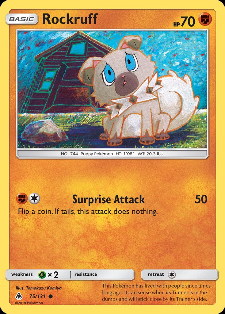 Rockruff - Forbidden Light (Common) [FLI-75] Image principale du produit