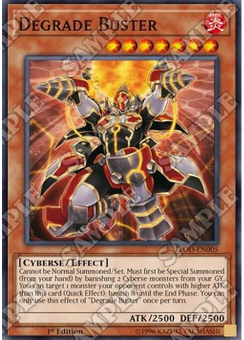 Degrade Buster — Flames of Destruction (FLOD-005) Yu-Gi-Oh! card Main image