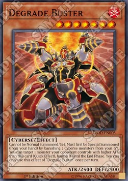 Degrade Buster - Flames of Destruction (Super Rare) [FLOD-005] Hover Image