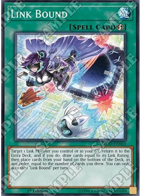 Link Bound — Flames of Destruction (FLOD-063) Yu-Gi-Oh! card Image principale du produit