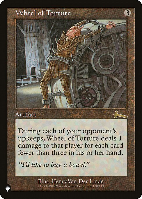 Wheel of Torture – The List (PLST-ULG-138) Magic: The Gathering card | LC-REM-20260804-15542429843788-356ad904-a604-44ee-b78e-350617d46160