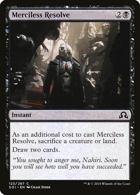 Merciless Resolve – Shadows over Innistrad (SOI-123) Magic: The Gathering card | LC-REM-20260804-15150990229836-356af156-a059-416c-b78b-d9058b742818