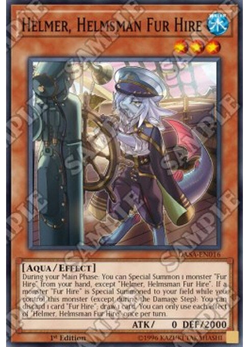 Helmer, Helmsman Fur Hire — Dark Saviors (DASA-016) Yu-Gi-Oh! card Immagine principale del prodotto