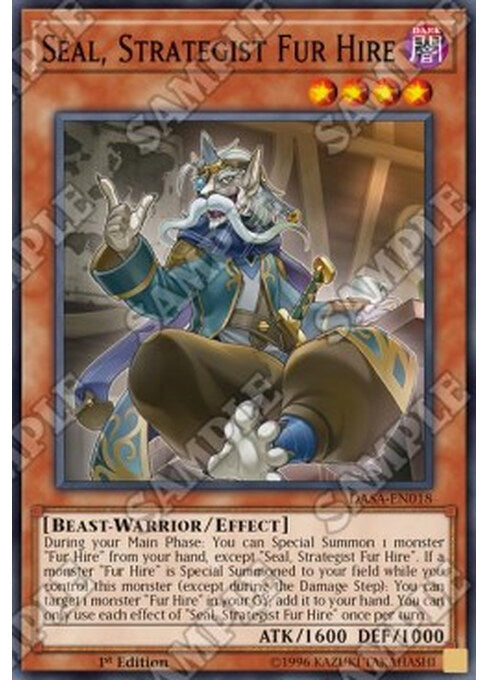 Seal, Strategist Fur Hire — Dark Saviors (DASA-018) Yu-Gi-Oh! card Image principale du produit