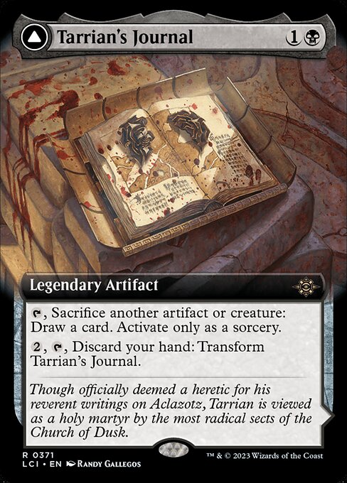 Tarrian's Journal // The Tomb of Aclazotz – The Lost Caverns of Ixalan (LCI-371) Magic: The Gathering card | LC-REM-20260804-15393064091980-3577ac1a-7c14-4463-a8c0-530f37f3d935