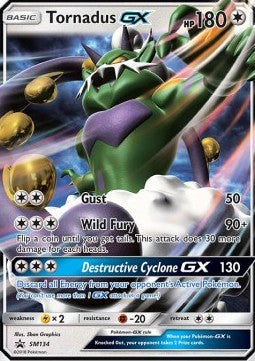 Tornadus GX - SM Black Star Promos (Promo) [SM-134] Immagine principale del prodotto