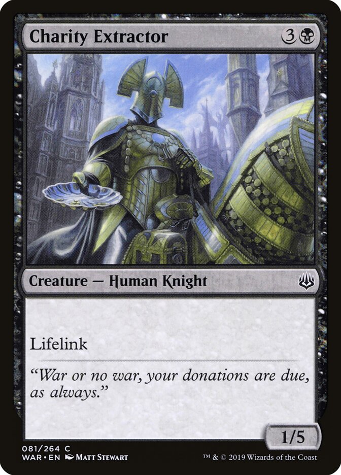 Charity Extractor - War of the Spark (Common) [WAR-81] Immagine principale del prodotto