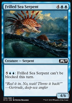 Frilled Sea Serpent - Core 2019 (Common) [M19-56]