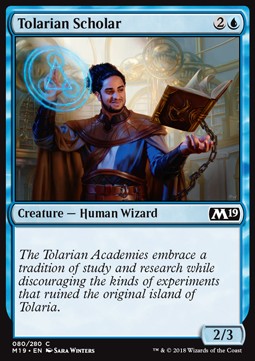 Tolarian Scholar - Core 2019 (Common) [M19-80] Imagen principal del producto