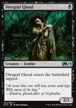 Diregraf Ghoul - Core 2019 (Uncommon) [M19-92] Hauptbild