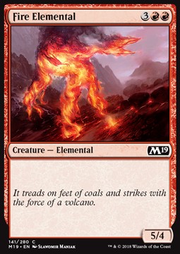 Fire Elemental - Core 2019 (Common) [M19-141]