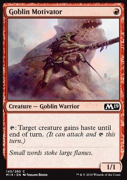 Goblin Motivator - Core 2019 (Common) [M19-143] Immagine principale del prodotto
