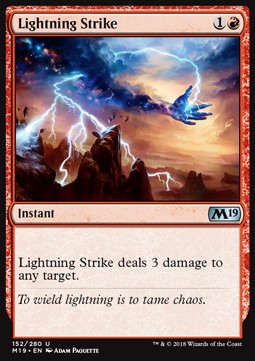 Lightning Strike - Core 2019 (Uncommon) [M19-152] Image principale du produit