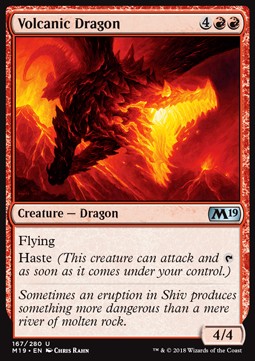 Volcanic Dragon - Core 2019 (Uncommon) [M19-167] Hover Image