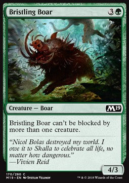 Bristling Boar - Core 2019 (Common) [M19-170] Imagen principal del producto