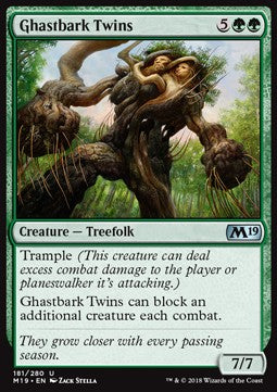 Ghastbark Twins - Core 2019 (Uncommon) [M19-181] Hover Image