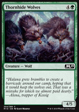Thornhide Wolves - Core 2019 (Common) [M19-204]