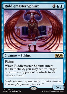 Riddlemaster Sphinx - Core 2019 (Rare) [M19-287]
