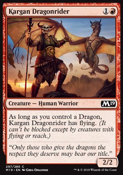 Kargan Dragonrider - Core 2019 (Common) [M19-297] Imagen principal del producto