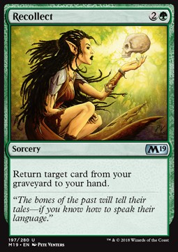 Recollect - Core 2019 (Uncommon) [M19-197] Immagine principale del prodotto